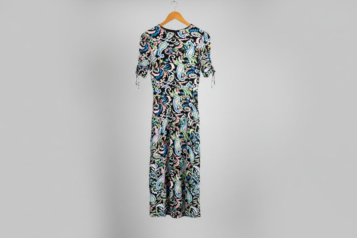 Ladies Hobbs London Belinda Paisley Print Dress Size 8 Pre Loved