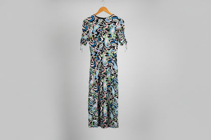 Ladies Hobbs London Belinda Paisley Print Dress Size 8 Pre Loved