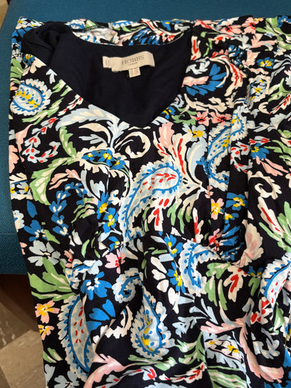 Ladies Hobbs London Belinda Paisley Print Dress Size 8 Pre Loved