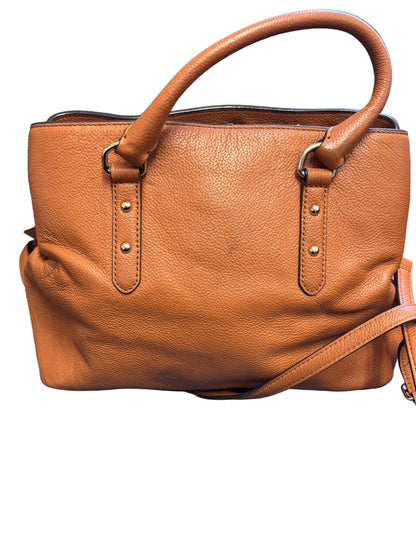 Kate Spade Larchmont Avenue Evangelie Satchel - Brown Leather - Top Handle - Handbag - Bag