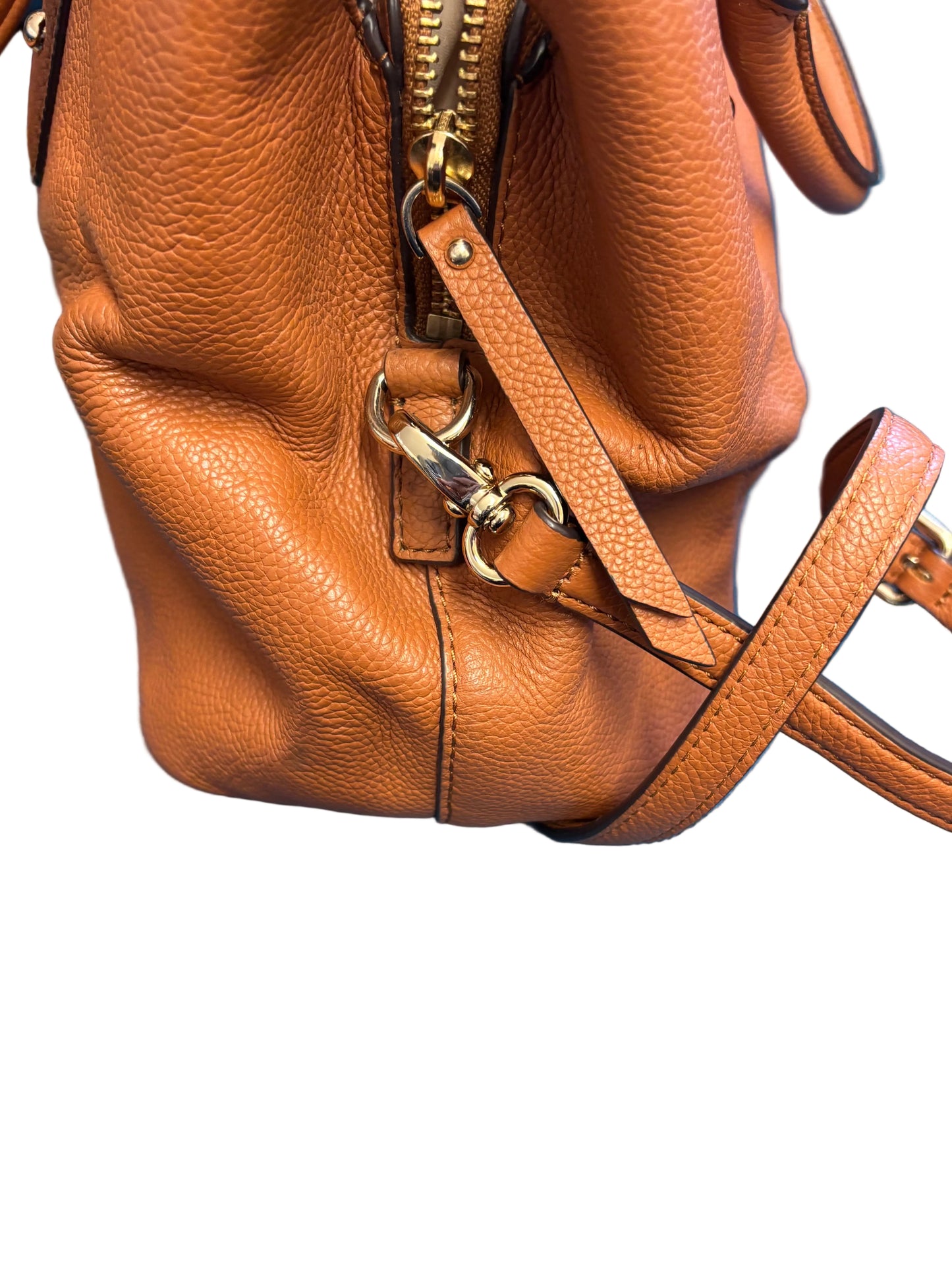 Kate Spade Larchmont Avenue Evangelie Satchel - Brown Leather - Top Handle - Handbag - Bag