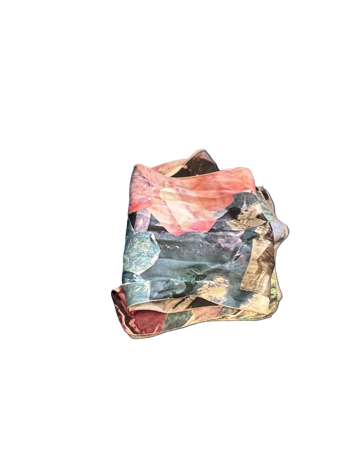 Ted Baker Mirrored Minerals Silk Scarf pre loved