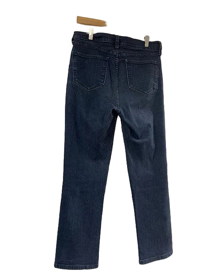 NYDJ Ladies Denim Jeans Size 10 Straight Leg Lift & Tuck Technology - Excellent Condition