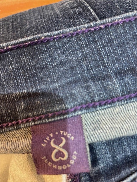 NYDJ Ladies Denim Jeans Size 10 Straight Leg Lift & Tuck Technology - Excellent Condition