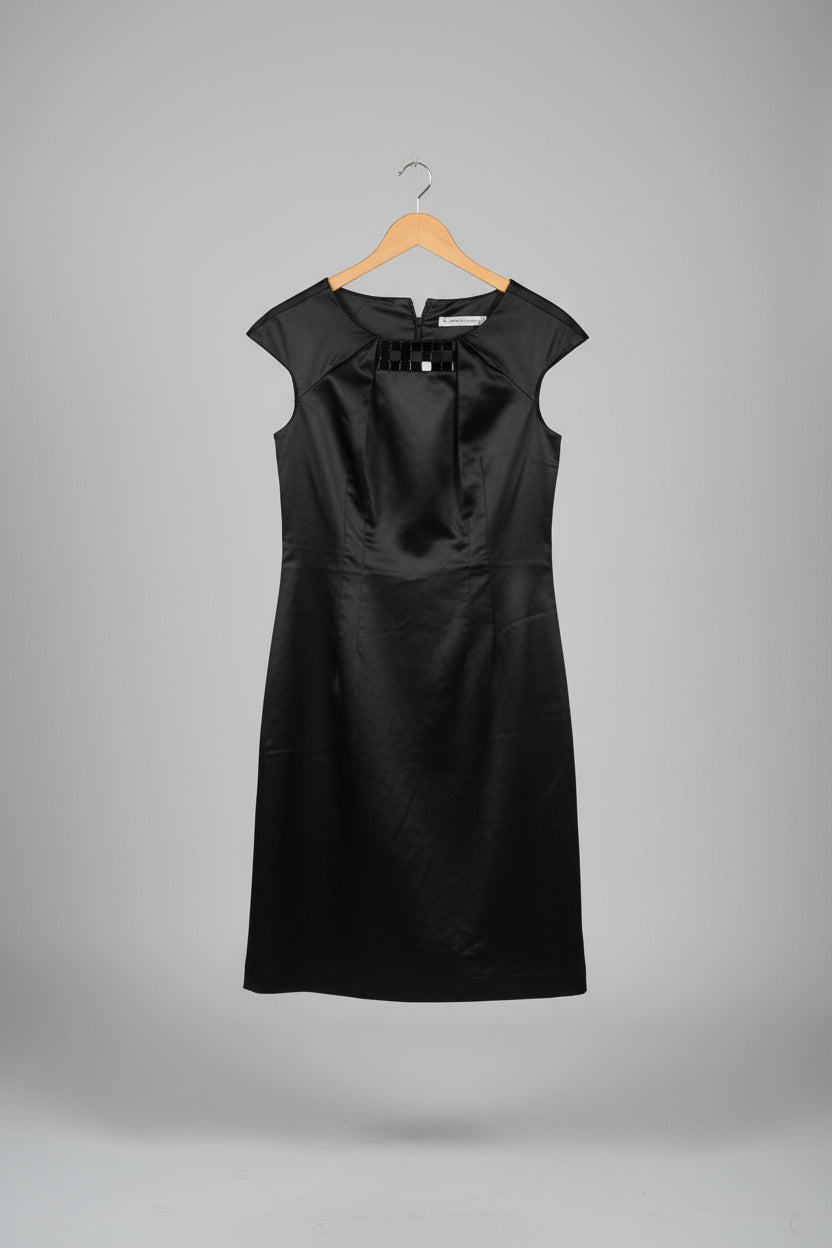 Kaleidoscope Black Dress knee length size 12 Brand new
