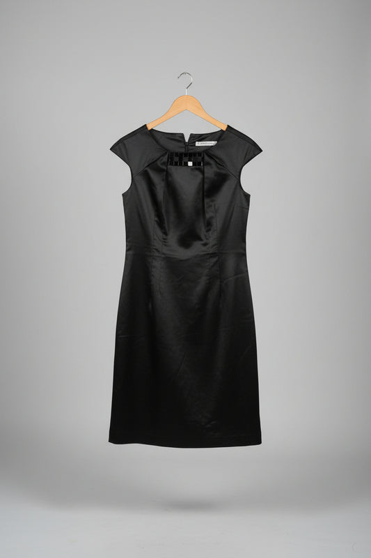 Kaleidoscope Black Dress knee length size 12 Brand new