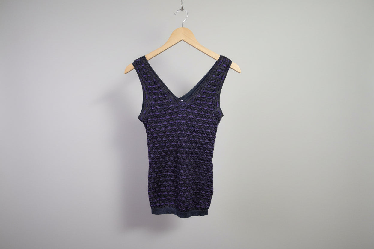 Missoni Women's Vest Tank Top in Purple EU Size 44/ UK Size 38 - Great Used Condition