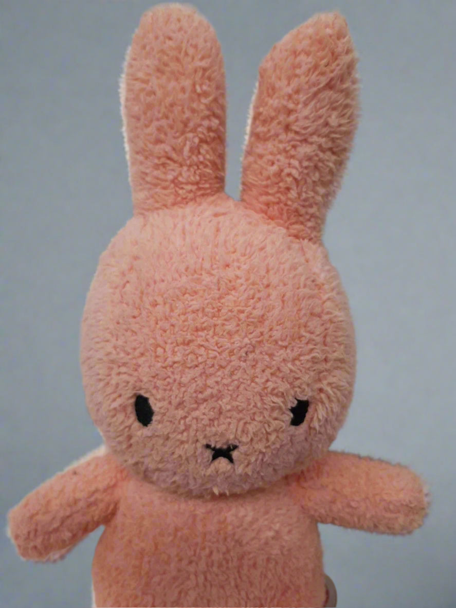 Miffy Rose Pink Fleece - Stuffed Bear - 23cm