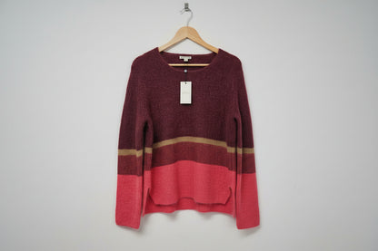 BNWT Whistles (M) Mohair Wool Jumper Pink & Purple UK 10 12 EU 38 40 - NEW WITH TAGS