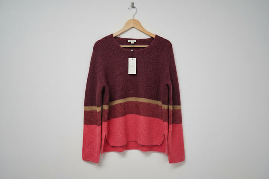 BNWT Whistles (M) Mohair Wool Jumper Pink & Purple UK 10 12 EU 38 40 - NEW WITH TAGS