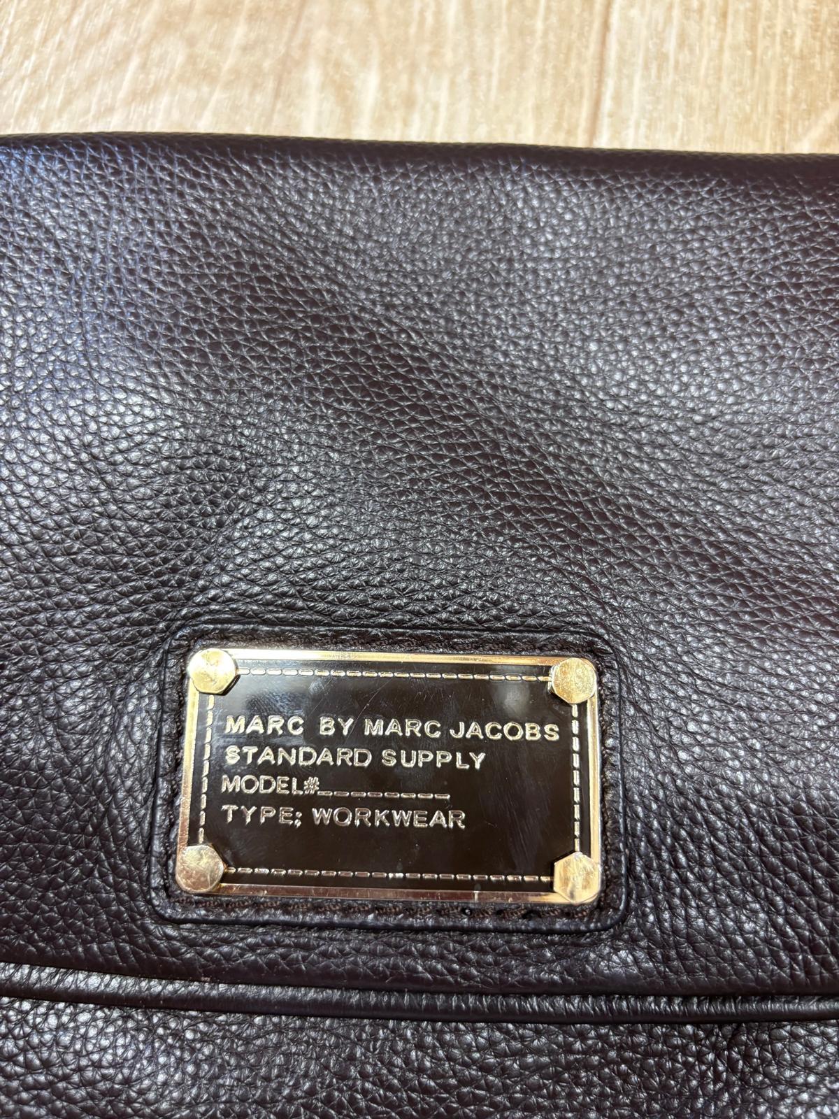 Marc Jacobs Brown Leather Clutch Bag