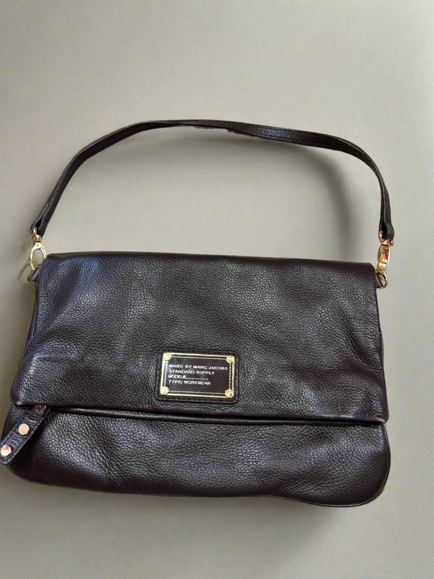 Marc Jacobs Brown Leather Clutch Bag