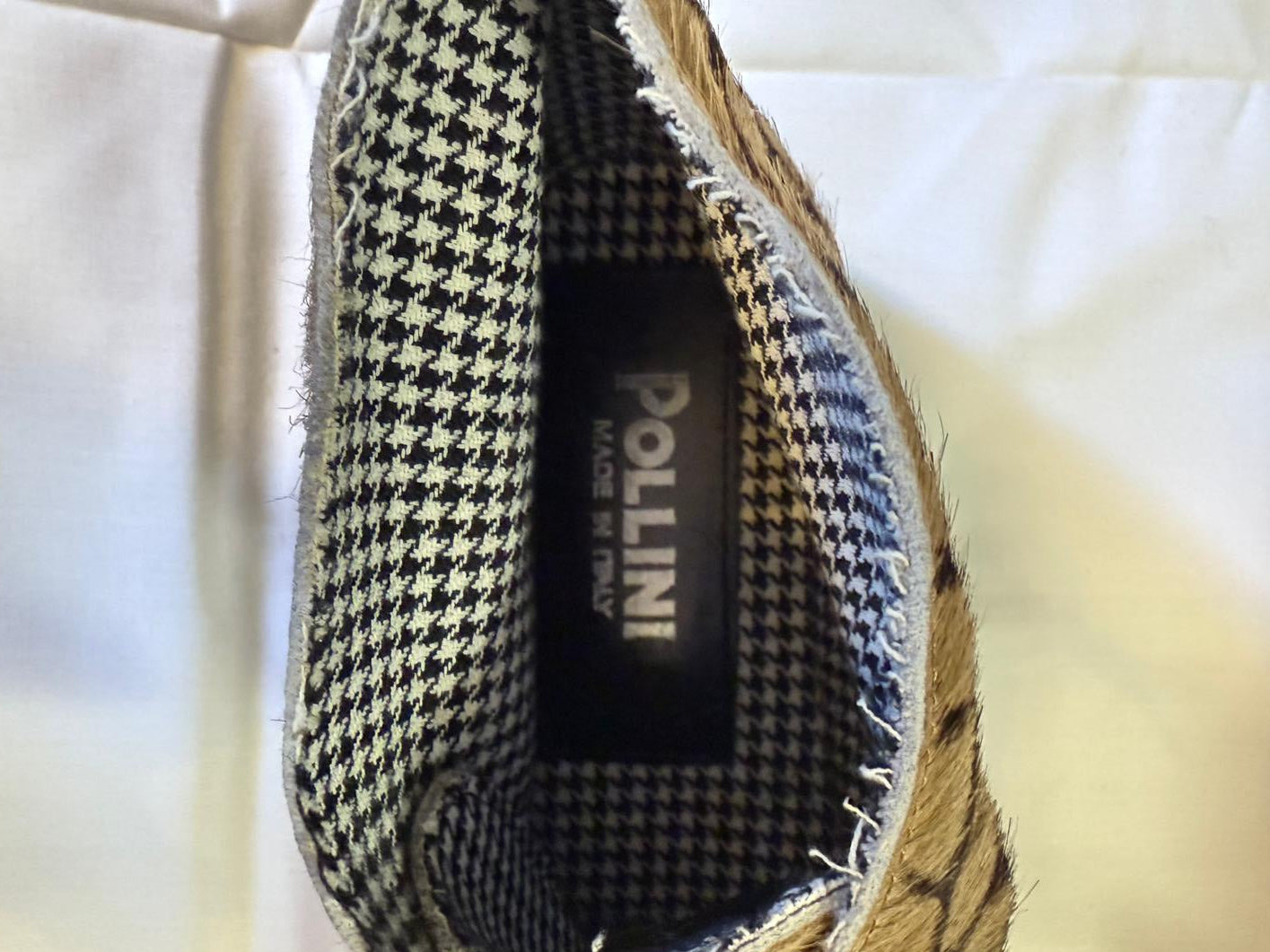 Polini Pony-Hair Boots UK 5 EU 38 Animal Print Lace-Up Safari