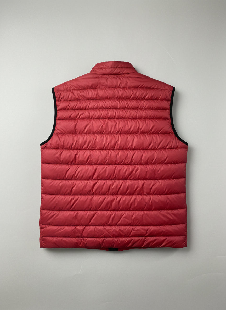 BNWT Hugo Boss Red Gilet Body Warmer Size UK 54 Burgundy Padded