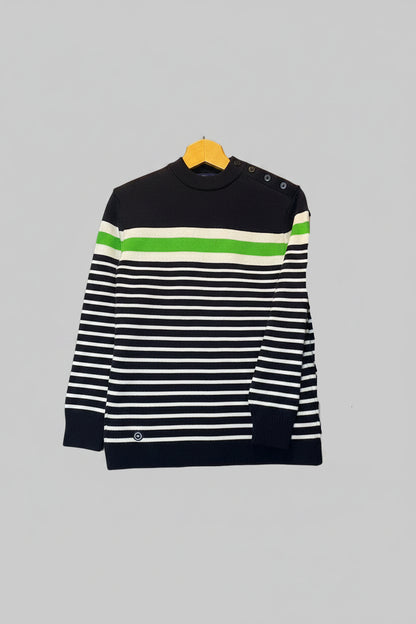 Mens  St James classic Breton Sailors Jumper. Immaculate condition. Size 40in chest. 100% pure wool