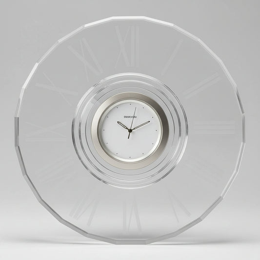 Swarovski Table Clock Helios 168003 (Condition: Excellent)