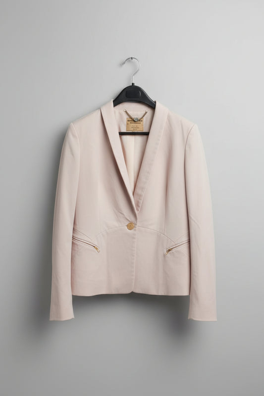 Ladie's Ted Baker pale pink blazer. Uk 14 - Very good used Condition