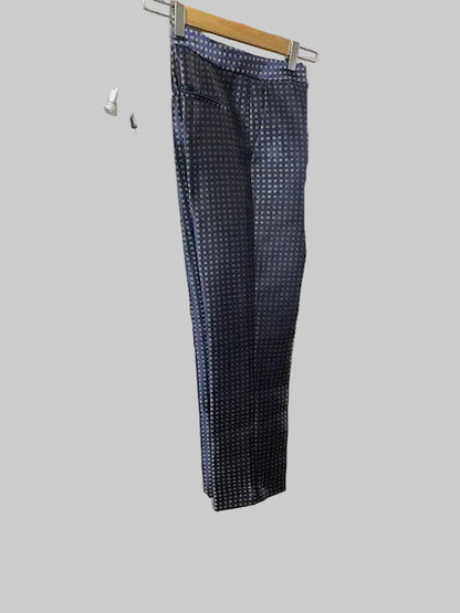 Paul Smith stylish Navy satin look trousers. Size 38 small 10. Look unworn