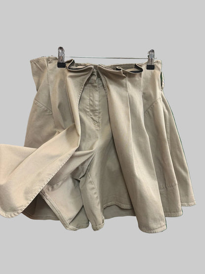 RAG & BONE New York Khaki Brown Shorts/Skort UK 10 US 6 (USED)