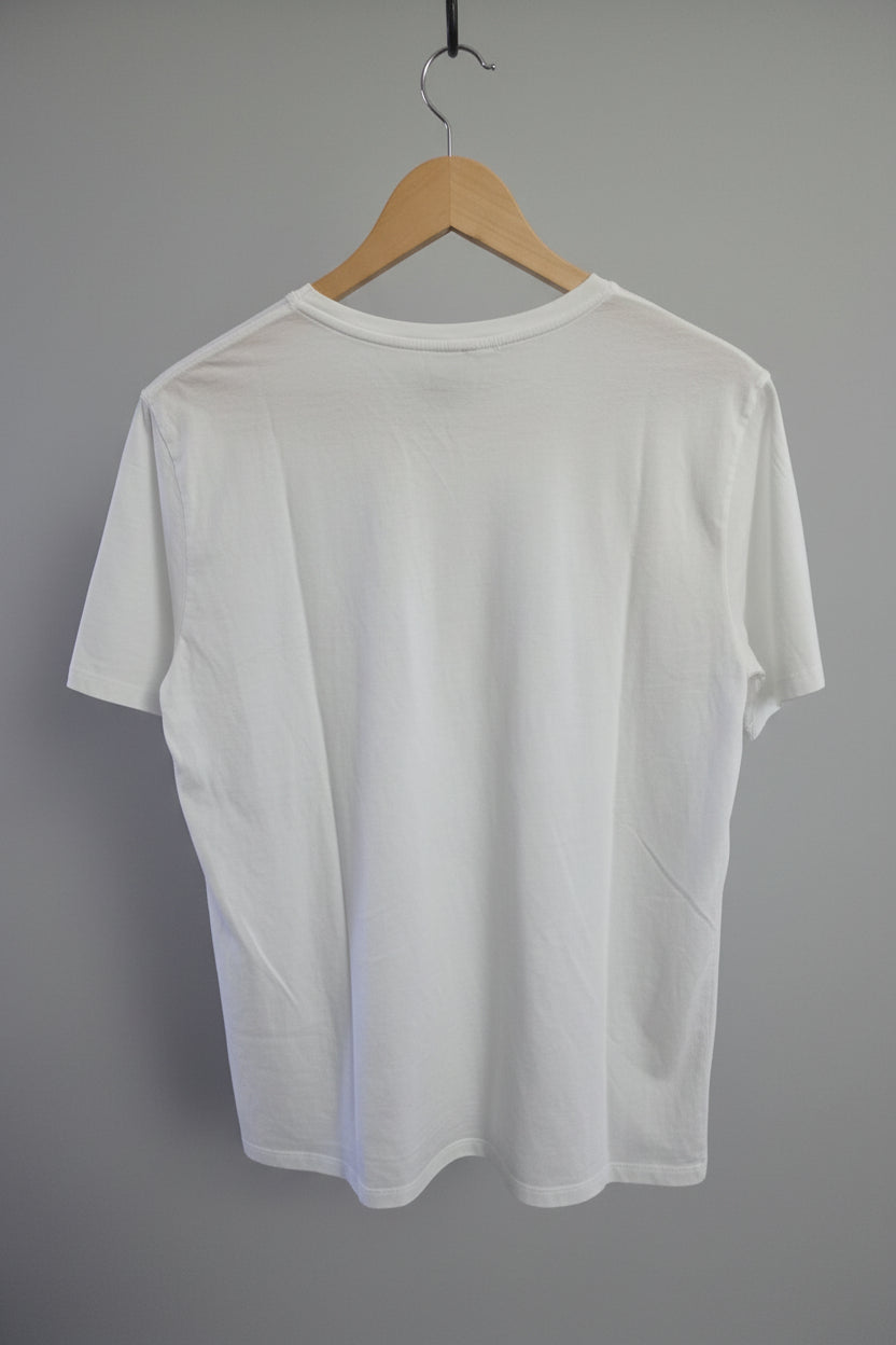 Vince White T-shirt - 100% Pima Cotton Size M