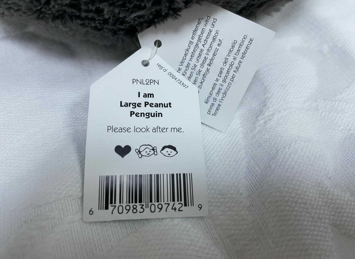 Jellycat Peanut Penguin Plush Toy BNWT