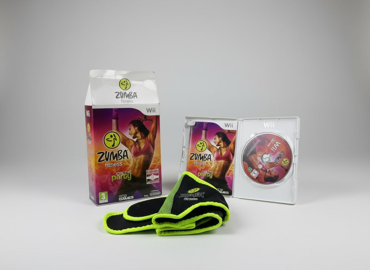 Nintendo Wii Console + Zumba game  - White Boxed