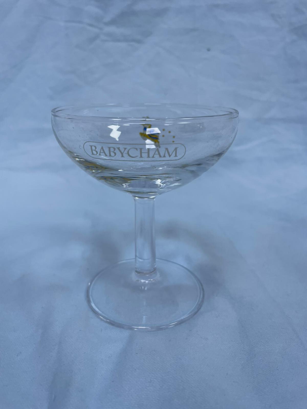 Babycham glasses x2