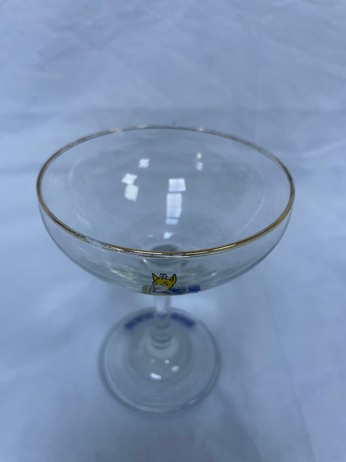 Babycham glasses x2