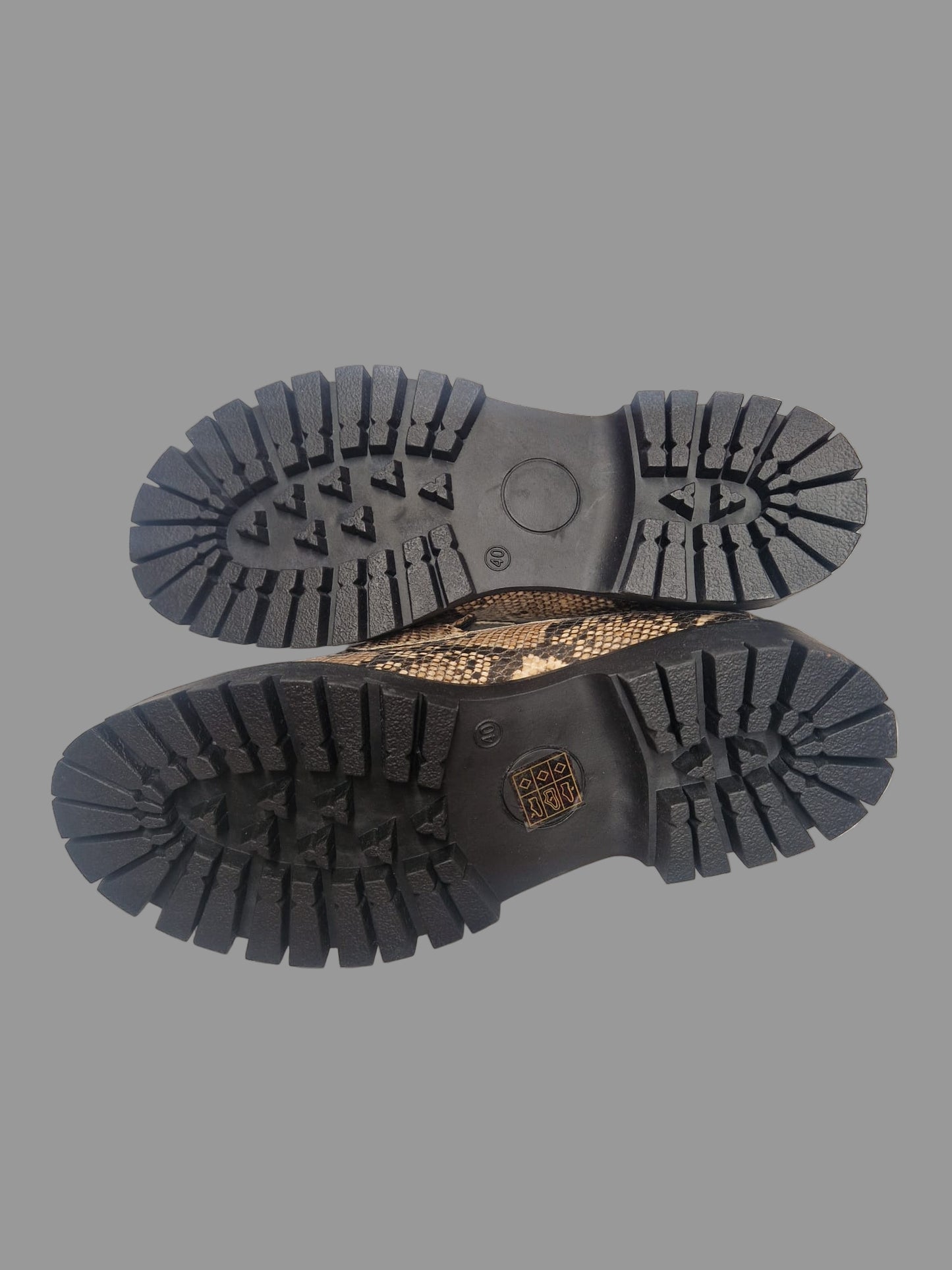 Moda in Pelle snakeskin loafers size uk 7 Eu 40