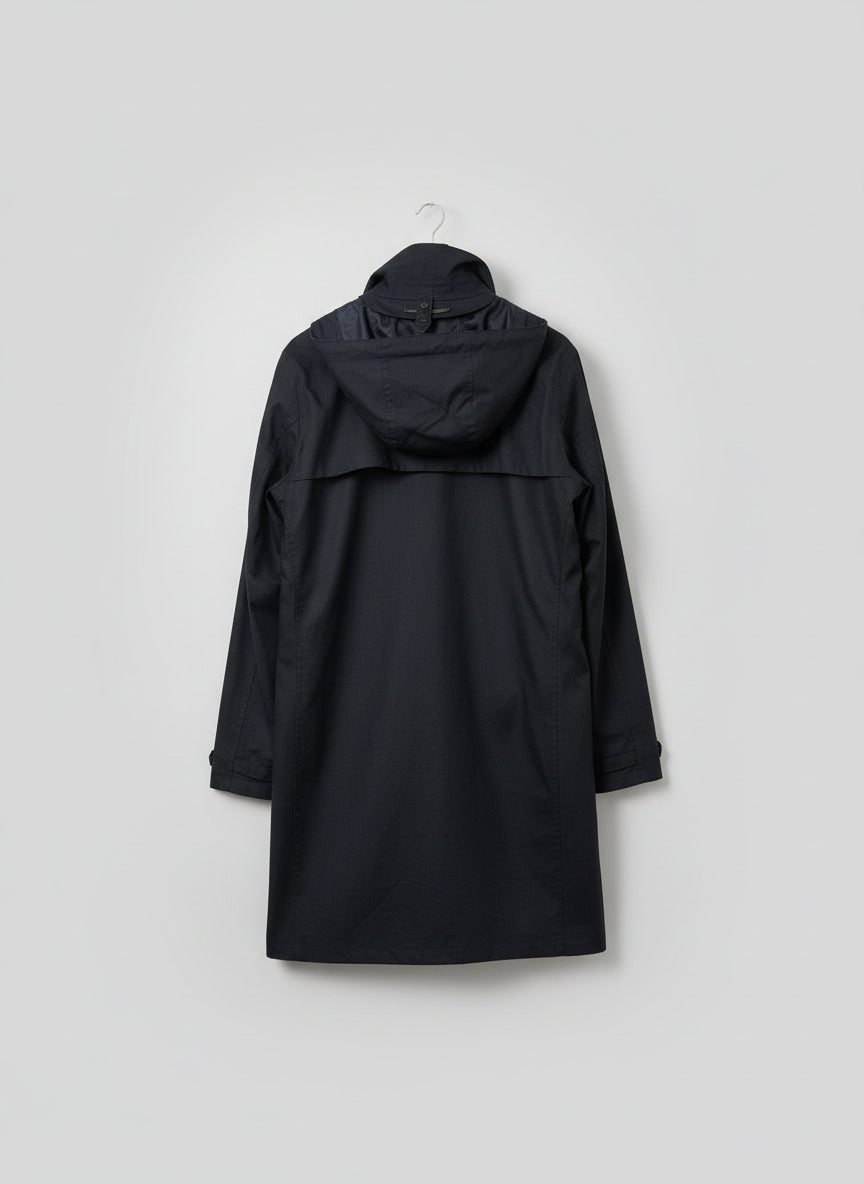 Norwegian Rain Bergen Coat - Black Size Medium Polyester