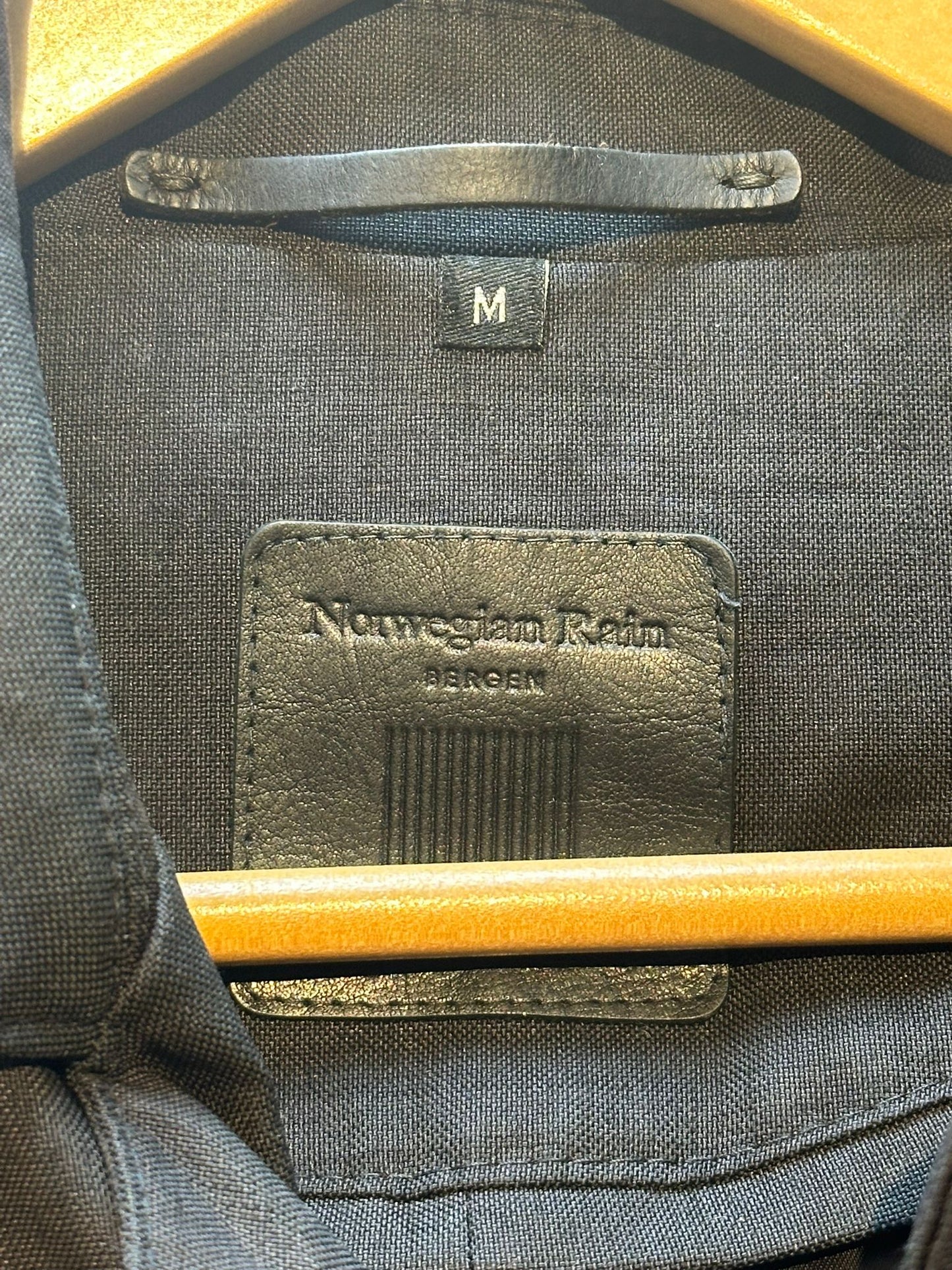 Norwegian Rain Bergen Coat - Black Size Medium Polyester