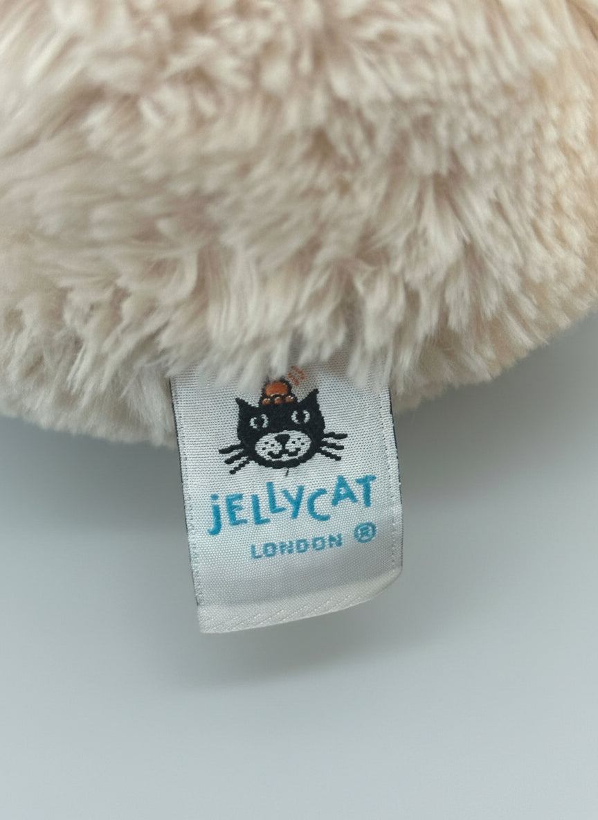 Jellycat Big Smudge Bunny Rabbit Cream with Drawstring Bag