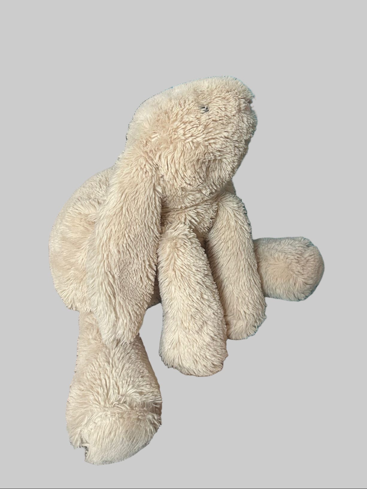 Jellycat Big Smudge Bunny Rabbit Cream with Drawstring Bag