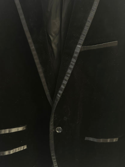 Rohit Gandhi + Rahul Khanna Men's Black Velvet Blazer UK M/L (USED)