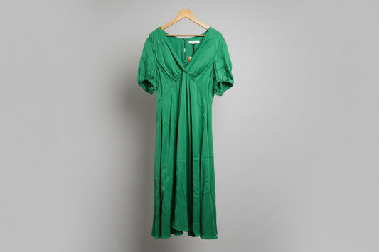 BNWT LK BENNET Women's Green Dress UK 16 RRP £329