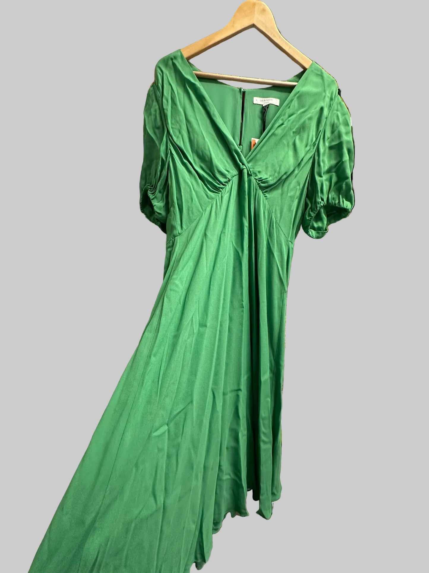 BNWT LK BENNET Women's Green Dress UK 16 RRP £329