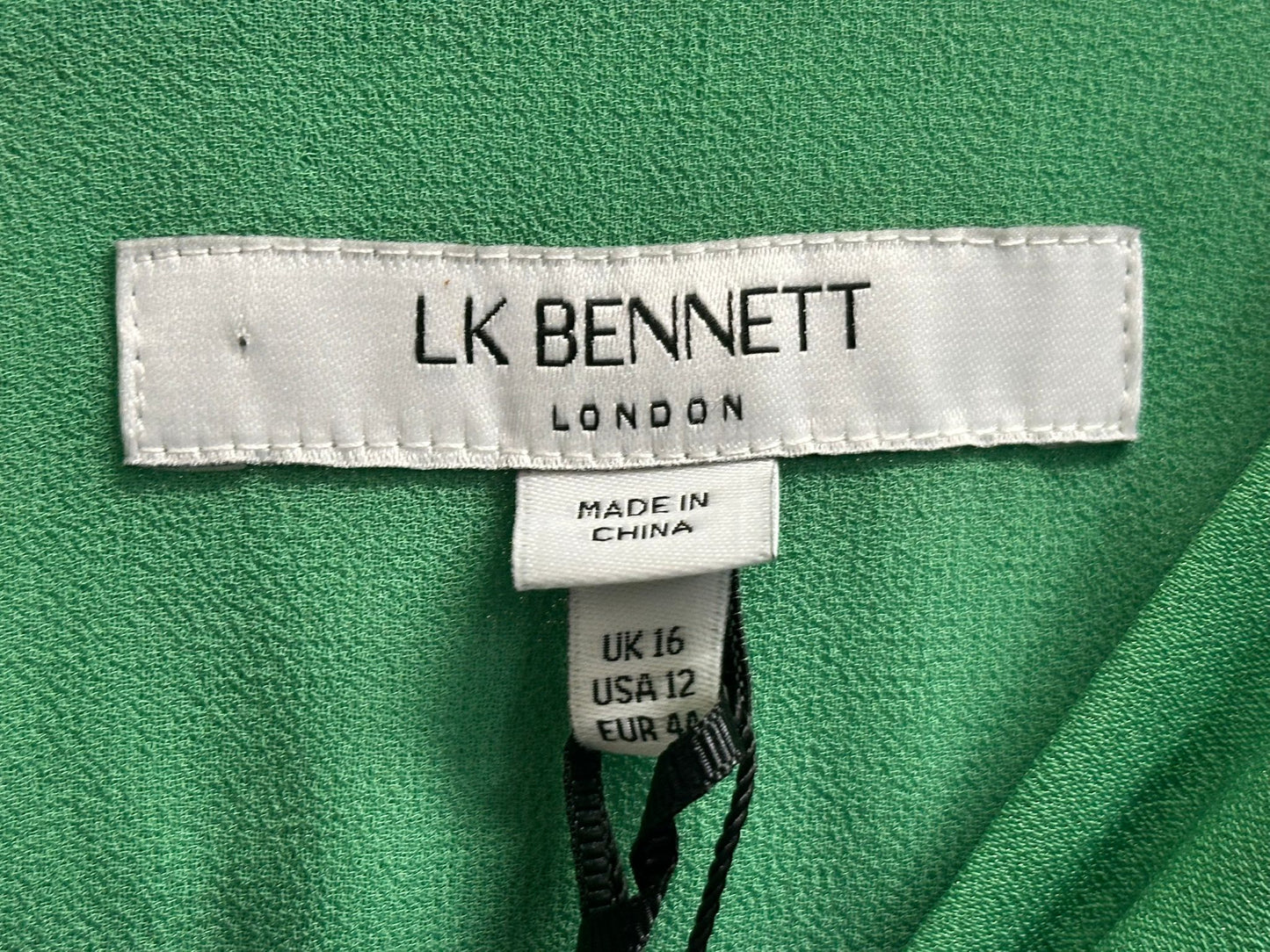 BNWT LK BENNET Women's Green Dress UK 16 RRP £329
