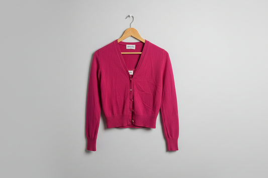 BRORA PINK CASHMERE SET - Cardigan UK Size 10 & Tank Top/Vest UK Size 8 (USED)