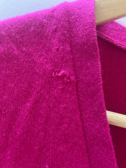 BRORA PINK CASHMERE SET - Cardigan UK Size 10 & Tank Top/Vest UK Size 8 (USED)