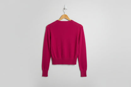 BRORA PINK CASHMERE SET - Cardigan UK Size 10 & Tank Top/Vest UK Size 8 (USED)
