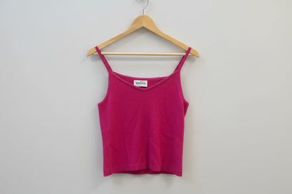 BRORA PINK CASHMERE SET - Cardigan UK Size 10 & Tank Top/Vest UK Size 8 (USED)