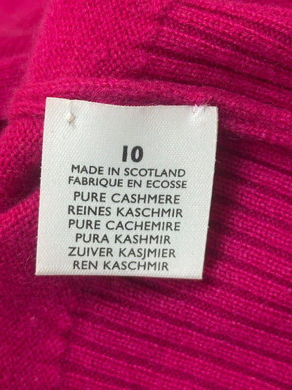 BRORA PINK CASHMERE SET - Cardigan UK Size 10 & Tank Top/Vest UK Size 8 (USED)