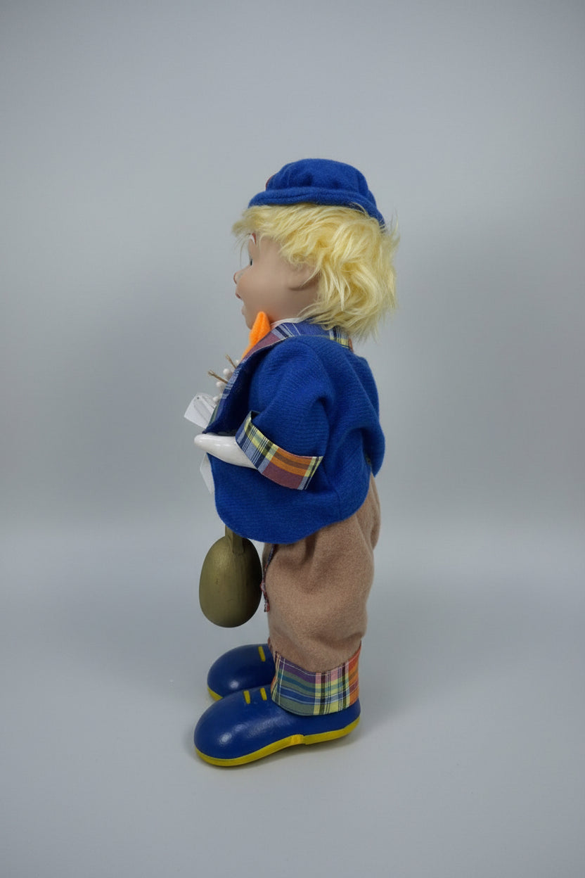 Vintage  Gatco Clown Doll Musical Wind Up Music Box