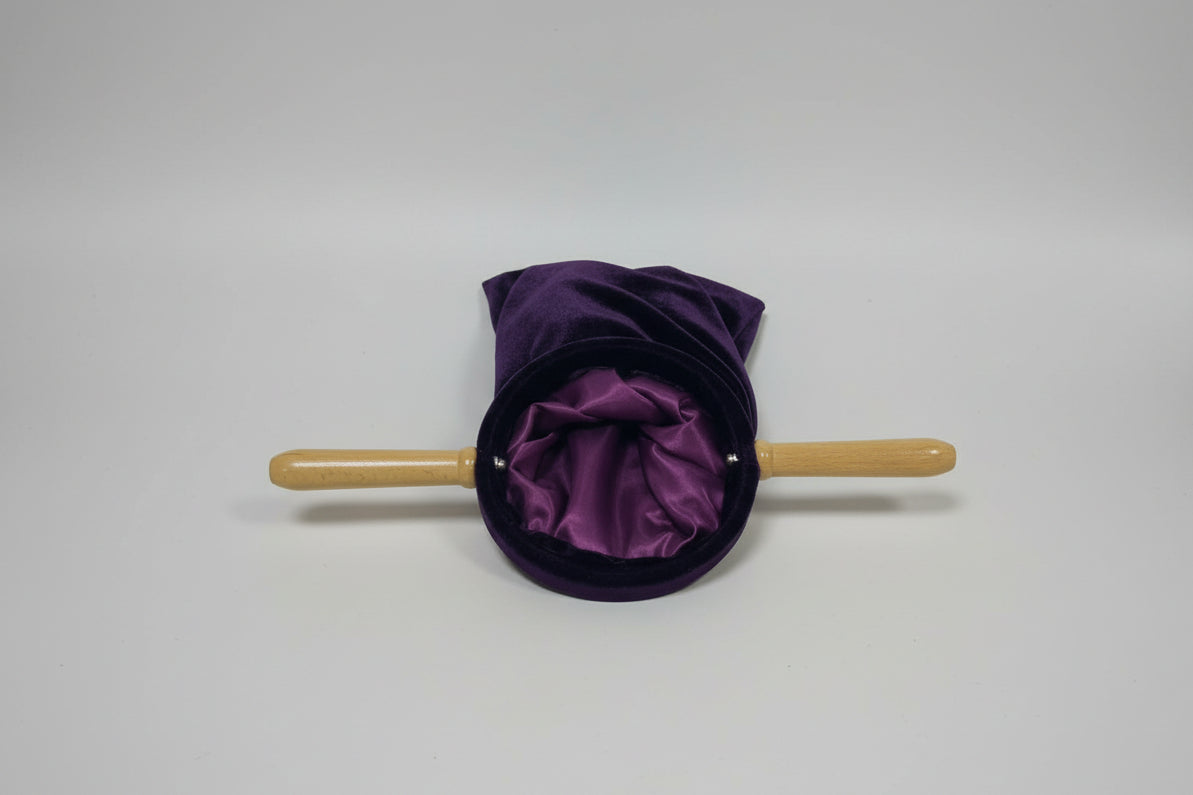 2 velvet Church collection bags