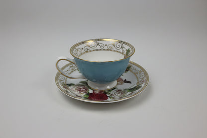 Grace's Teaware Cup & Saucer Set Floral EUC