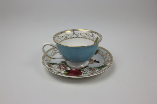 Grace's Teaware Cup & Saucer Set Floral EUC