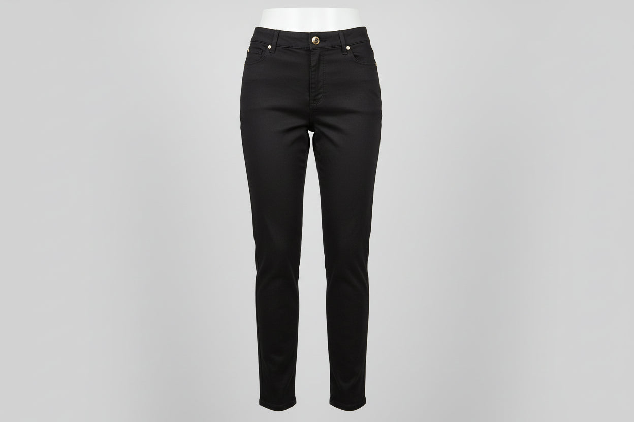 MASSIMO DUTTI Women's Black Skinny Leg Trousers - UK Size 8 (USED)
