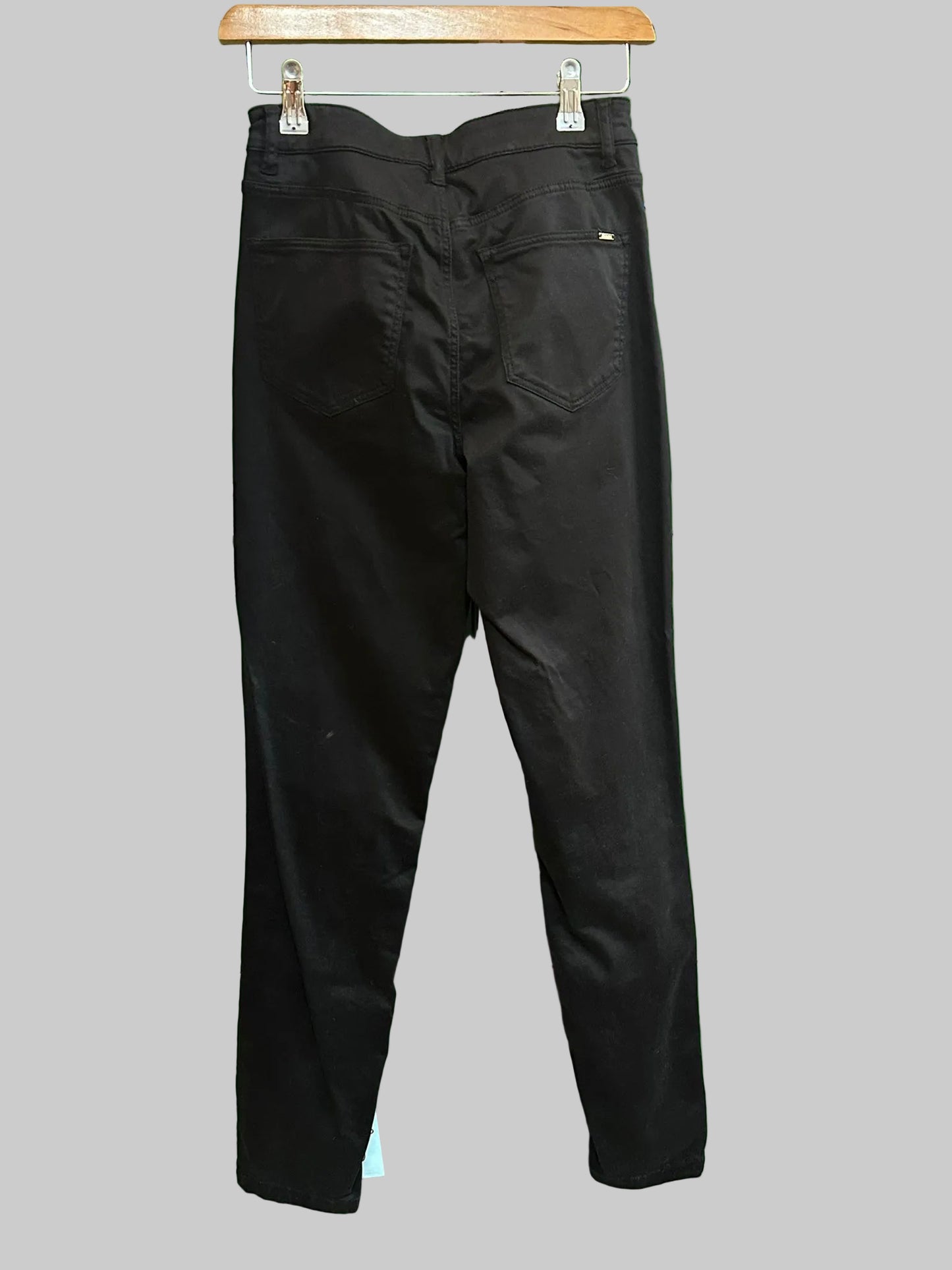MASSIMO DUTTI Women's Black Skinny Leg Trousers - UK Size 8 (USED)