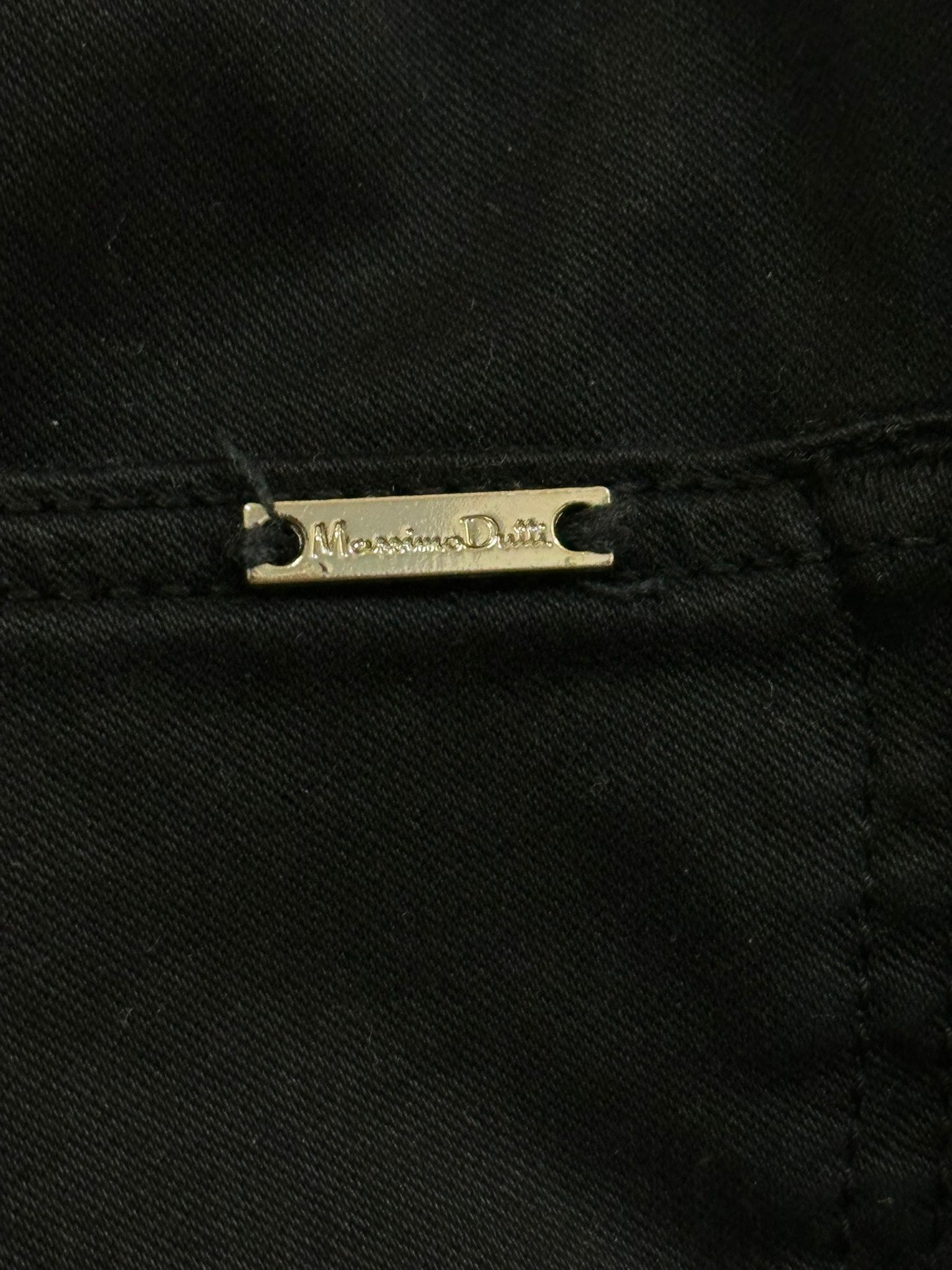 MASSIMO DUTTI Women's Black Skinny Leg Trousers - UK Size 8 (USED)