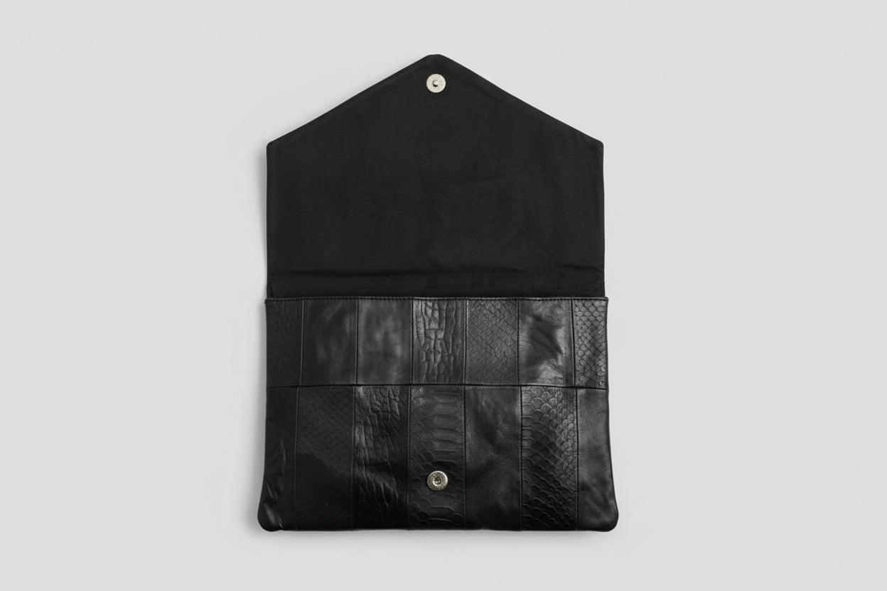 Selected Femme Leather Clutch